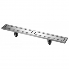 Душевой трап MAGdrain JC 600 Q50-B хром матовый 80*600 мм